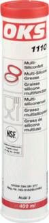 OKS 1110 - Multi-Silikonfett (NSF H1), 400 ml Kartusche