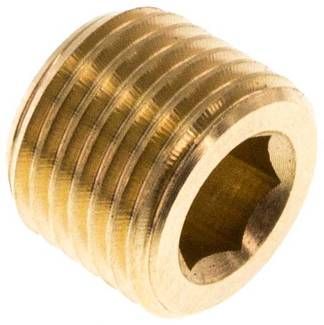 Verschlussstopfen Innenskt. M 10 x 1 (konisch), 16 bar Messing