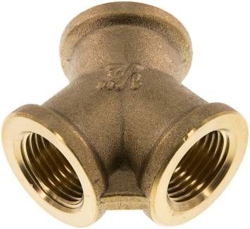 Y-Stück G 1/2" (IG), 16 bar Messing
