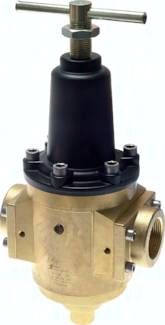 Druckregler, Messing, G 1 1/2", 2 - 30bar (für CO2)