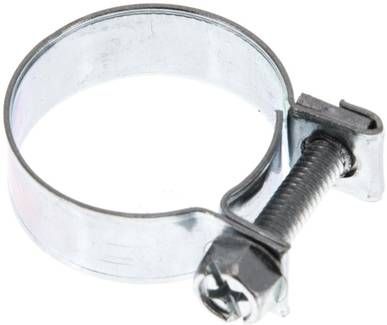 9mm Mini-Schlauchschelle, 21 - 23mm, Stahl verzinkt (W1)