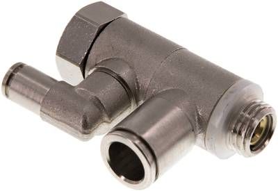 Stoppverschraubung G 1/4"-10, mit Handnotbetätigung IQS-MSV