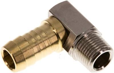 Winkel-Gewindetülle R 1/2"-19mm, Messing