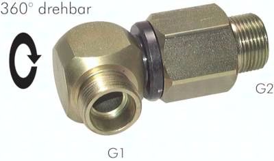 HD-Winkel-Einschraub-Dreh-verschraubung 12 L-M 18 x 1,5