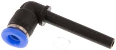 Winkel-Steckanschluss mit 3mm Stecknippel, IQS-Mini