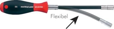 Bit-Handhalter, 1/4", flexibel