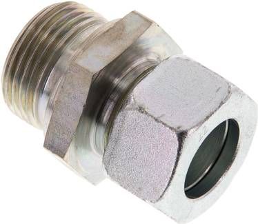 Gerade Schneidringverschr. 22 L-G 1", Stahl verzinkt