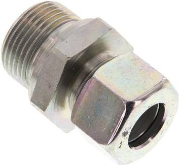 Gerade Schneidringverschr. 15 L-G 3/4", Stahl verzinkt