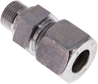 Gerade Schneidringverschr. 14 S-G 3/8", Stahl verzinkt