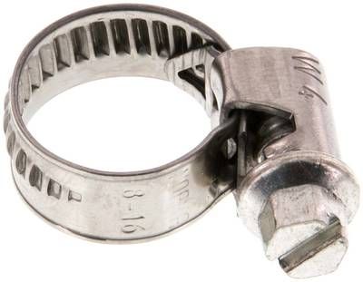 9mm Schlauchschelle 10 - 16mm, 1.4301 (W4)(NORMA)