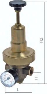 Niederdruck-Druckminderer, G 2", 0,2 - 2 bar