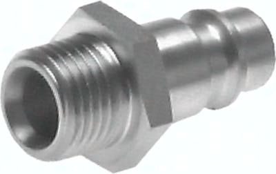 Kupplungsstecker (NW7,2) G 1/8"(AG), 1.4404