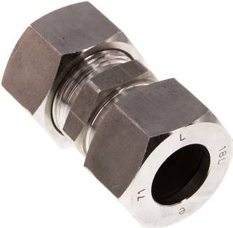 Gerade Schneidringverschrau-bung 18 L, 1.4571