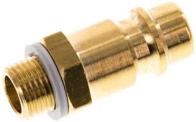 Kupplungsstecker (NW7,2) G 1/8"(AG), Messing