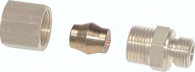 Verschlussstopfen f. Klemm-ringverschraub. 4mm, Messing