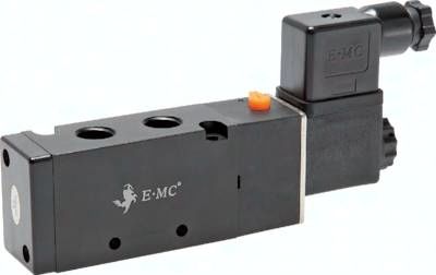 5/2-Wege Magnetventil, G 1/4", Federrückstellung, 12 V=
