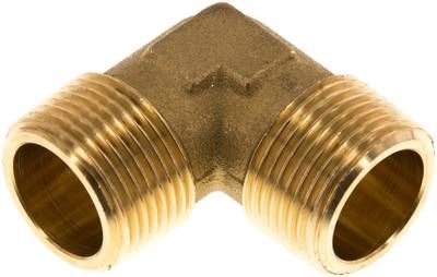 90°-Winkel R 3/4" (AG), 16 bar Messing