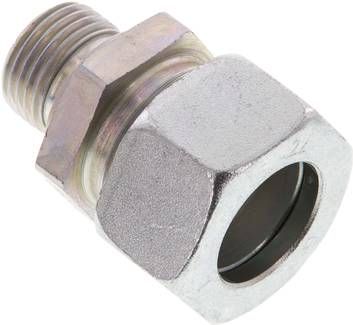 Gerade Schneidringverschr. 22 L-G 1/2", Stahl verzinkt