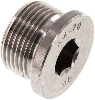 Verschlussstopfen Innenskt. G 3/4", 40 bar V4A