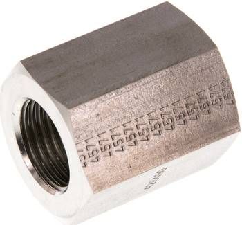 Hochdruck-Muffe G 3/4"-G 1/2", 1.4571