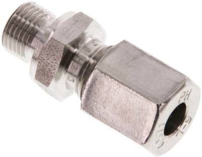 Gerade Schneidringverschr. 6 L-G 1/8", 1.4571