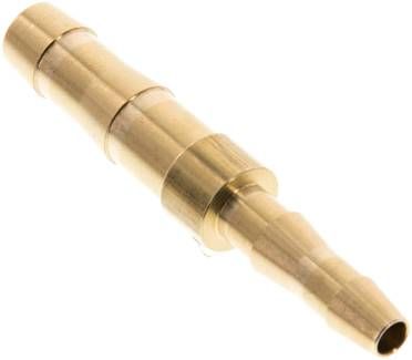 Schlauchverbindungsrohr 9mm-6mm, Messing