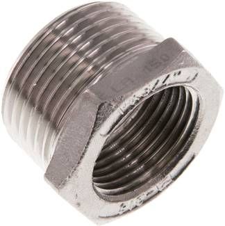 Reduziernippel R 1"(AG)-Rp 3/4"(IG), 16 bar 1.4408