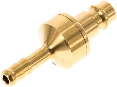 Kupplungsstecker (NW7,2) 6mm Schlauch, Messing
