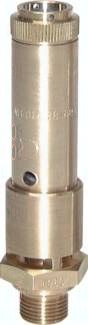 TÜV-Sicherheitsventil G 3/8" (DN10), 32,50 bar, Messing