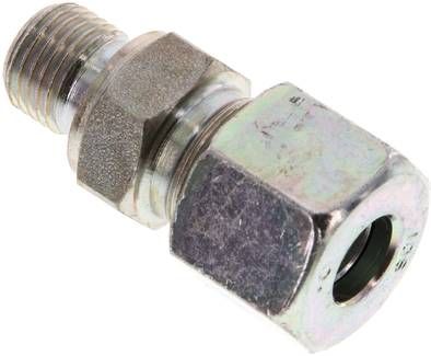 Gerade Schneidringverschr. 10 S-G 1/4", Stahl verzinkt