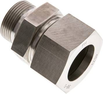 Gerade Schneidringverschr. 38 S-G 1 1/4", 1.4571