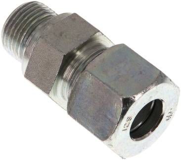 Gerade Schneidringverschr. 12 S-G 3/8", Stahl verzinkt