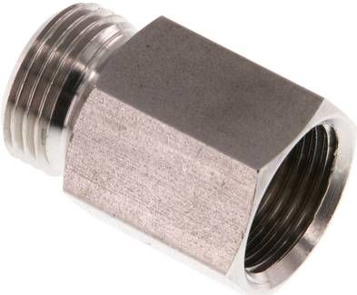 Gewindeverlängerung G 3/8"-20mm, 40 bar 1.4571