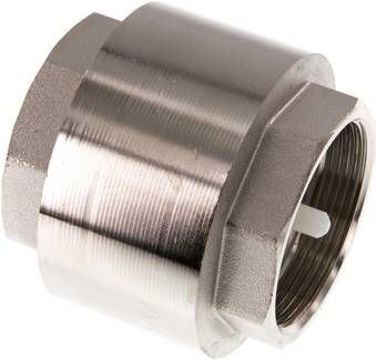 Rückschlagventil (leicht), G 2", PN 10, Messing vernickelt