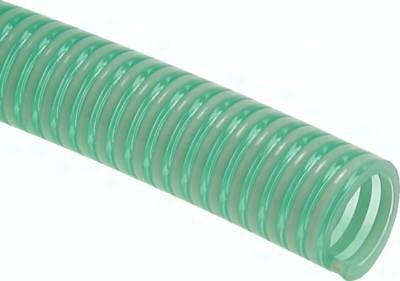 PVC-Saug-Druck-Schlauch mit Hart-PVC-Spirale 40x3,6mm