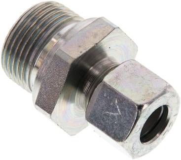 Gerade Schneidringverschr. 12 L-G 3/4", Stahl verzinkt