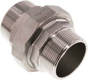 Doppelnippel trennbar R 2"-R 2", 16 bar 1.4408