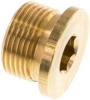 Verschlussstopfen Innenskt. G 1", 16 bar Messing