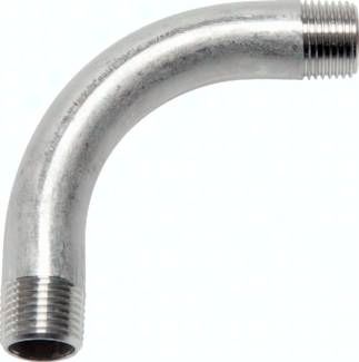 90°-Bogen R 3/4" (AG), 16 bar 1.4401