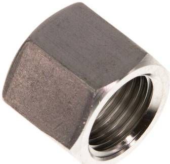 Überwurfmutter 1.4571, G 1/4", 4 / 6 / 9 mm