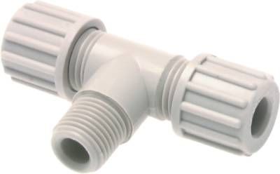 T-Verschraubung G 1/4"-6 x 4mm, PA Prinzip 1