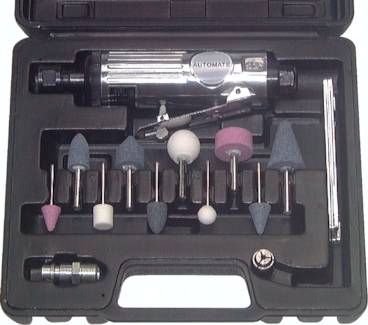 Stabschleifer, 22.000 U/min,Set im Koffer inkl. Spannzange 3 und 6 mm sowie je 5