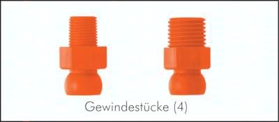 Gelenkschlauch, 1/2", Gewindestück R 3/8"
