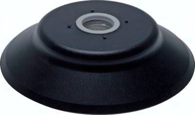 Flachsauger (stabile Lippe), 60x5mm, G 1/4", NBR (schwarz)