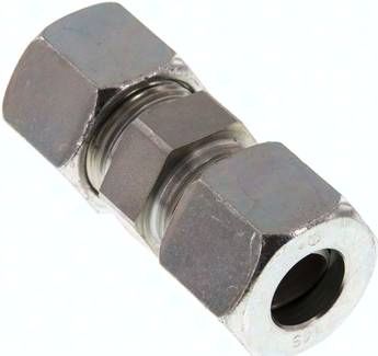 Gerade Schneidringverschrau-bung 14 S, Stahl verzinkt