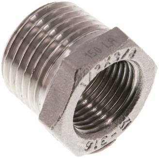 Reduziernippel R 1/2"(AG)-Rp 3/8"(IG), 16 bar 1.4408
