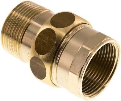 Verschraubung kon. dichtend, Rp 1 1/4"/R 1 1/4" (IG/AG)