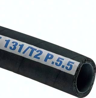 EPDM/PE-Chemieschlauch 75x91mm,EN12115,Stahlsp.