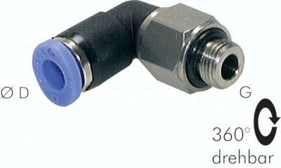 Winkel-Drehverschraubung M 5-6mm, IQS-Standard