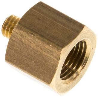Reduziernippel M 5(AG)-G 1/8"(IG), 16 bar Messing